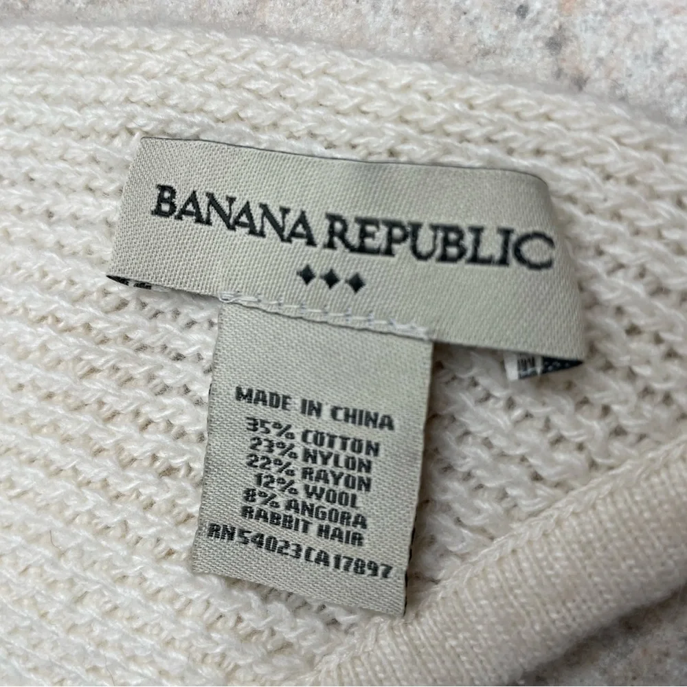 Banana Republic Knit Wool Angora Blend Scarf